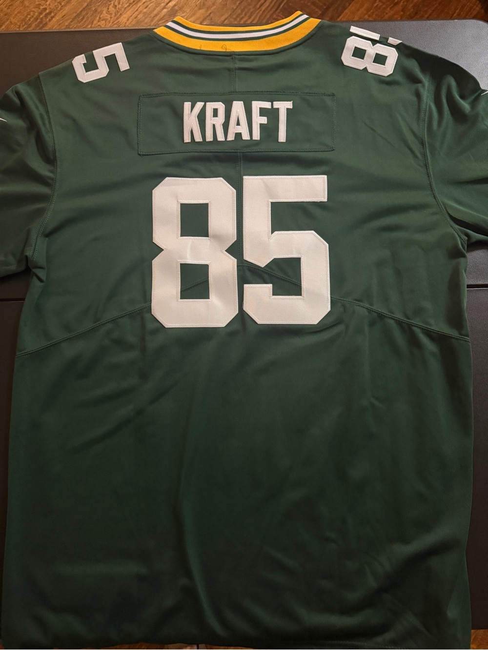 Green Bay Packers NFL Men’s Nike #85 Tucker Kraft Jersey! Size XXL 2XL! NWT!